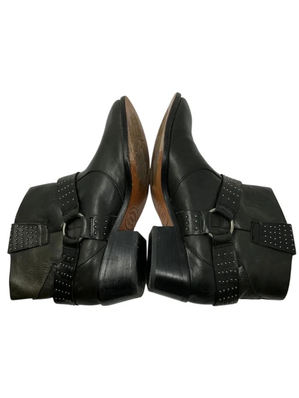 Kork-Ease Katie Studded Leather Ankle Boots